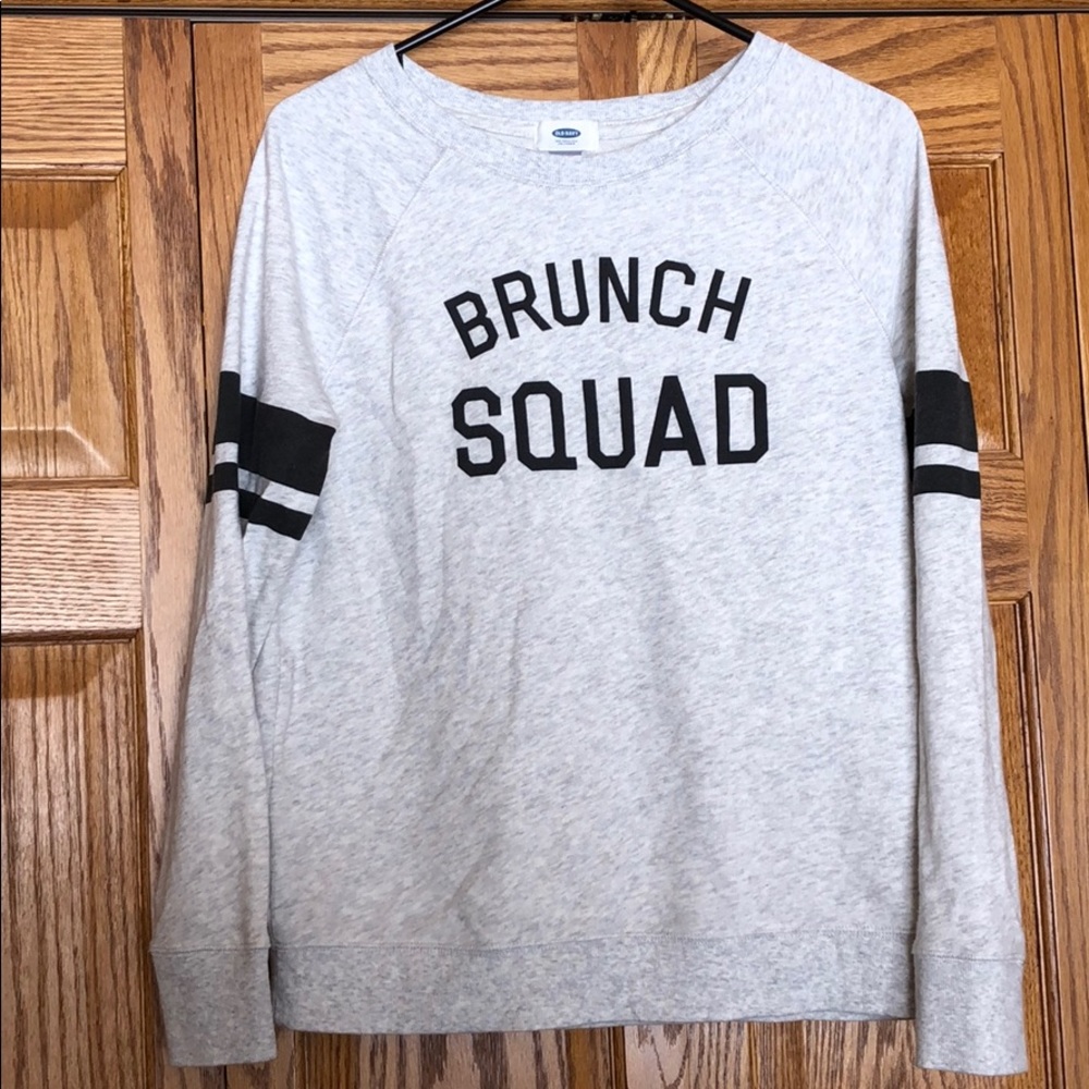 Grey Crewneck Graphic Sweatshirt